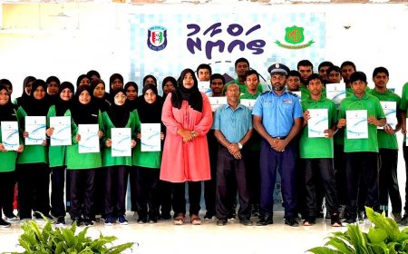 މަޑިފުށި ސްކޫލްގެ ދަރިވަރުންނަށް ސެލްފް ޑިފެންސް ކްލާސްތަކެއް ކުރިއަށް ގެންގޮސްފި