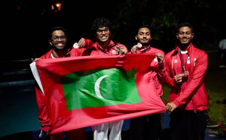 15 މެޑަލް ހޯދައި ދިވެހި ފެތުމުގެ ޓީމު ތާރީޚުގެ ތެރެއަށް