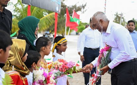 އިޤްތިޞާދު މިހާރު ހުރީ ރަނގަޅު މިސްރާބަކަށް:  ރައީސް