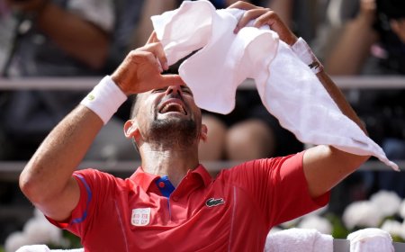 އޮލިމްޕިކްސްގެ ރަން މެޑެއްޔާއެކު ޖޮކޮވިޗްގެ ޓެނިސް ކެރިއަރު ފުރިހަމަކޮށްފި