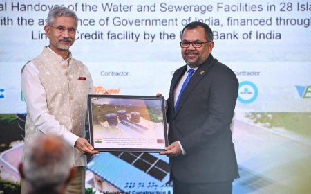 އިންޑިޔާގެ އެހީގައި ފެނާއި ނަރުދަމާ ޤާއިމް ކުރި 28 ރަށެއްގެ މަސައްކަތް ނިންމާ ސަރުކާރާ ހަވާލުކޮށްފި