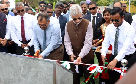 ހަންކެޑެ ބްރިޖާއެކު އިންޑިޔާގެ އެހީގައި އައްޑޫގައި ހިންގި ބައެއް މަޝްރޫއުތައް  ނިންމާ ހަވާލުކޮށްފި