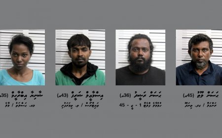 ފުޅާދާއިރާއެއްގައި މަސްތުވާތަކެތީގެ ނެޓްވޯކެއް ހިންގި 4 މީހަކު އުމުރަށް ޖަލަށް ހުކުމްކޮށް, 1.5 މިލިއަން ރުފިޔާއިން ޖޫރިމަނާކޮށްފި
