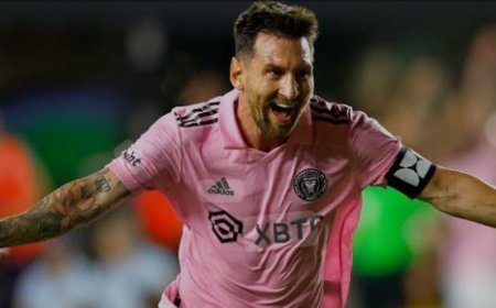 ފަހަތުން އަރާ މެސީގެ ހެޓްރިކާއެކު އިންޓަރ މަޔާމީއަށް ތާވަލްގައި ބޮޑު ލީޑެއް