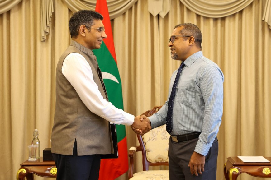 އާ ފޮރިންގ މިނިސްޓަރުގެ ފުރަތަމަ ބައްދަލުކުރެއްވުން އިންޑިޔާ ސަފީރާއެކު