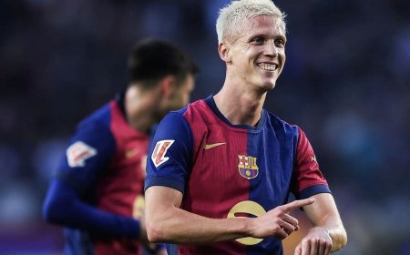 ލަލީގާ: ޑެނީ އޮލްމޯގެ ދެ ގޯލާއެކު އެސްޕަންޔޯލް އަތުންވެސް މޮޅުވެ ބާސެލޯނާ ބޮޑު ލީޑެއްގައި