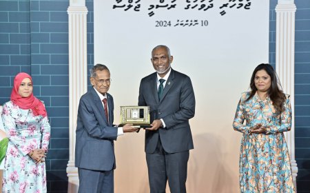 ދިވެހިރާއްޖޭގެ ތަޢުލީމަށް ޚިދުމަތް ކުރުމުގެ އެންމެ މަތިވެރި ޝަރަފު، ޑޮކްޓަރ މުޙައްމަދު ޒާހިރު ޙުސައިނަށް އަރުވައިފި