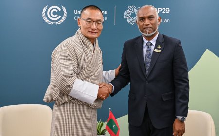 ރައީސުލްޖުމްހޫރިއްޔާ ބޫޓާނުގެ ބޮޑުވަޒީރާ ބައްދަލުކުރައްވައިފި