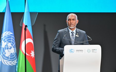 ޚިޔާރު ކުރަންވީ މޫސުމީ ބަދަލުގެ ރާސްތާ ނޫން, ދިރިއުޅުމަށް ބަދަލުތަކެއް ގެނައުމުގެ ރާސްތާ - ރައީސުލްޖުމްހޫރިއްޔާ