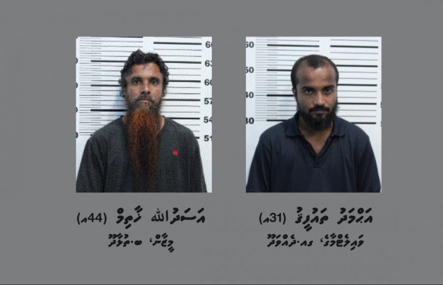 ކެފޭއަކަށް ވަދެ ތޫނު އެއްޗަކުން ބިރުދައްކައި އިންޒާރު ދިން މައްސަލައެއްގައި 2 މީހަކު ހައްޔަރުކޮށްފި