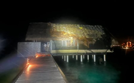 ރީތިރަށުގެ ވޯޓަރ ވިލާއެއްގައި ރޯވި އަލިފާންގަނޑެއް ރިސޯރޓް މުވައްޒަފުން ނިއްވާލައިފި