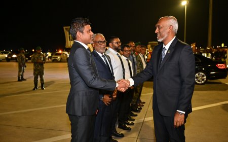 ރައީސުލްޖުމްހޫރިއްޔާ އެސްޓޯނިޔާއަށް ކުރައްވާ ދަތުރުފުޅެއްގައި ފުރާވަޑައިގެންފި