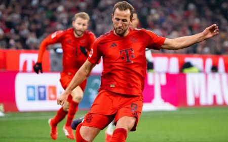 ބުންޑަސްލީގާ: ބަޔާނުން ކިއެލްގެ މައްޗަށް ކުރިހޯދާ ލީޑް ފުޅާކުރި މެޗުގައި ކޭން އަށް ރެކޯޑެއް