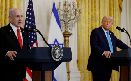 ޓްރަމްޕްގެ 'ޣައްޒާ ހިފާ އެތަނުގެ ނަސްލު ނައްތާލުމަށް' އިއުލާންކުރި ޕްލޭން ކުރިއަށް ގެންދާނެކަމަށް ނަތަންޔާހޫ ބުނެފި