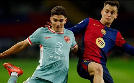 ބާސެލޯނާ އާއި އެތްލެޓިކޯގެ ފޯރިގަދަ ސެމީގެ ގަދަ ހިފުން އެއްވަރު