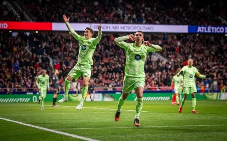 ފަހު ވަގުތު ފަހަތުން އަރާ އެތްލެޓިކޯ ބަލިކޮށް, ބާސެލޯނާއިން ތާވަލްގެ ކުރިއަށް