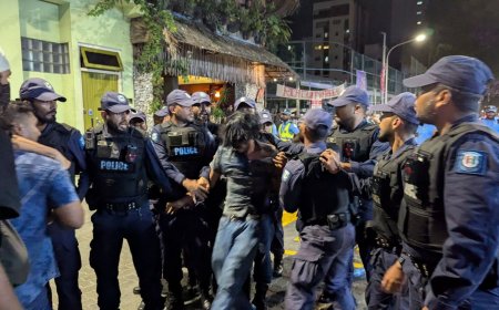 އިހުތިޖާޖު ރޫޅާލީ ޢާއްމު މަސްލަހަތާ ފުށުއަރާ ކަންތައްތަކެއް ކުރާތީ، ނަސޭހަތް ދިނުމަށްފަހު- ފުލުހުން