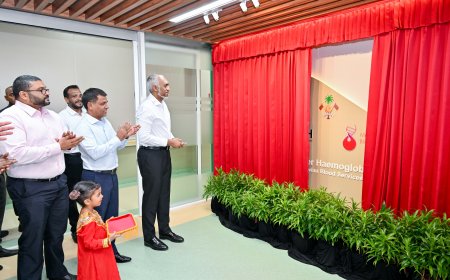 އޮރެންޖް ހިޔާގައި ޤާއިމްކުރި އާ ތެލެސީމިޔާ ސެންޓަރު ރައީސް ހުޅުއްވައިދެއްވައިފި