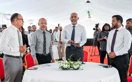 ހުޅުމާލޭގެ ޒަމާނީ ސިޓީއެއްގެ އައު މާސްޓަރ ޕްލޭން ރައީސް އިފްތިތާޙްކޮށްދެއްވައިފި