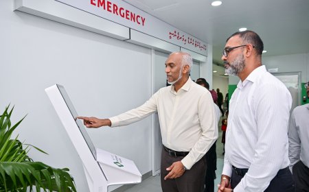 ހުޅުމާލެ ހޮސްޕިޓަލްގެ ޒަމާނީ އިމަޖެންސީ ރޫމްގެ ޚިދުމަތް ރައީސް އިފްތިތާހުކޮށްދެއްވައިފި
