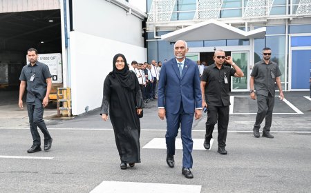 މިއަހަރުގެ ޙައްޖުގެ އަޅުކަން އަދާކުރެއްވުމަށް ރައީސުލްޖުމްހޫރިއްޔާގެ ދެކަނބަލުން ފުރާވަޑައިގެންފި