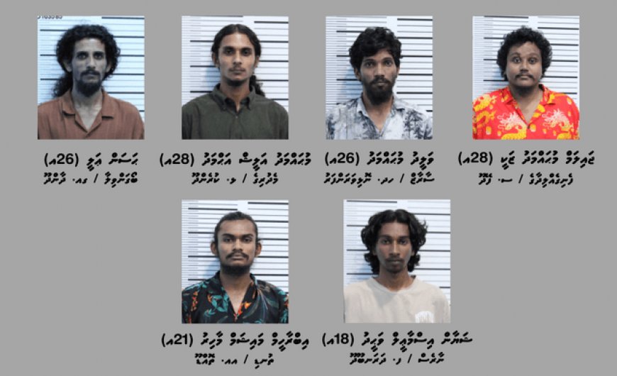 ހާޢްސަ އޮޕަރޭޝަނެއްގައި 6 މީހުން ހައްޔަރުކޮށް 2 ކިލޯއެއްހާ މަސްތުވާތަކެތި އަތުލައިގެންފި