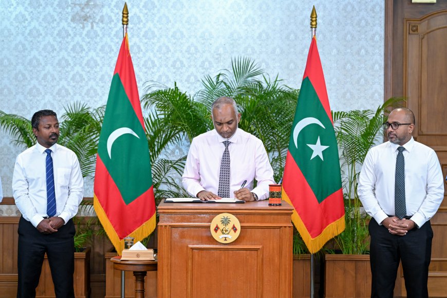 ގޭންގު ކުށްތައް ހުއްޓުވުމުގެ ބިލު ރައީސުލްޖުމްހޫރިއްޔާ ތަޞްދީޤުކުރައްވައިފި