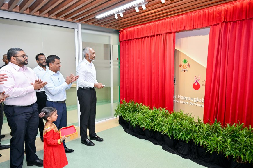 އޮރެންޖް ހިޔާގައި ޤާއިމްކުރި އާ ތެލެސީމިޔާ ސެންޓަރު ރައީސް ހުޅުއްވައިދެއްވައިފި