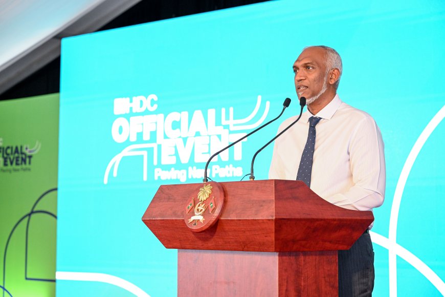 ހުޅުމާލޭގެ އައު މާސްޓަރޕްލޭނަކީ ދެމެހެއްޓެނިވި ތަރައްޤީ ޔަޤީންކުރެވޭނެ މާސްޓަރޕްލޭނެއް: ރައީސުލްޖުމްހޫރިއްޔާ
