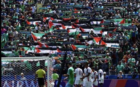 ކްލަބް ވޯލްޑްކަޕްގައި ސަޕޯޓަރުންގެ ފަރާތުން ފަލަޞްޠީނުގެ ހައްޤުގައި 'ލޯބި' މެސެޖުތަކެއް