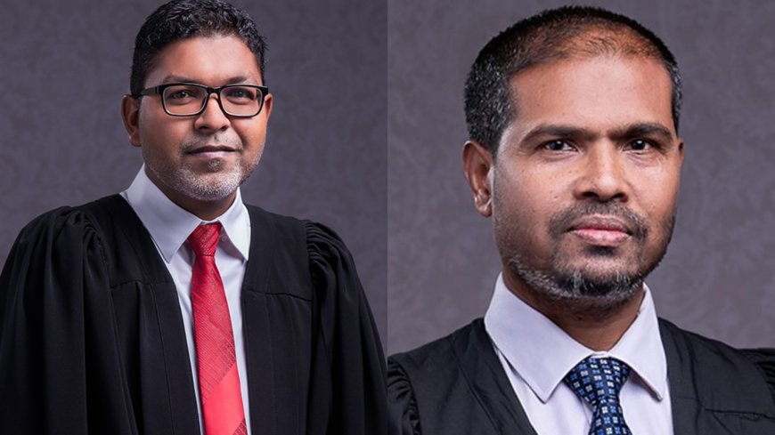 ސަލީމާއި ހަމީދުގެ ނަން ސްޕްރީމް ކޯޓަށް އައްޔަން ކުރެއްވުމަށް ރައީސް މަޖިލިހަށް ފޮނުއްވައިފި