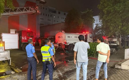 ހުޅުމާލެ އިންޑަސްޓްރިއަލް ޒޯންގައި އަލިފާނުގެ ހާދިސާއެއް, އެސަރަހައްދަން ނުދާން ފުލުހުންގެ އިލްތިމާސްއެއް!