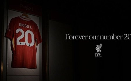 ޖޮޓާގެ ހަނދާނުގައި ލިވަޕޫލްއިން 20 ނަމްބަރ ޖަރޒީ މުޅި އުމުރަށް ރިޓަޔާކޮށްފި