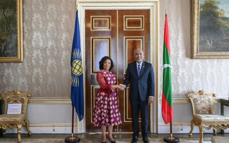 ރައީސް މުއިއްޒު ކޮމަންވެލްތުގެ ސެކްރެޓަރީ ޖެނެރަލް އާ ބައްދަލުކުރައްވައިފި