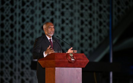 ވީ.އައި.އޭގެ އާ ޓާމިނަލަކީ ގުޅިގެން ކުރެވޭ މަސައްކަތުގެ ރަމްޒެއް: ރައީސް މުއިއްޒު