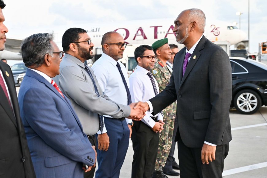 ރައީސުލްޖުމްހޫރިއްޔާ އިނގިރޭސިވިލާތަށް ފުރާވަޑައިގެންފި