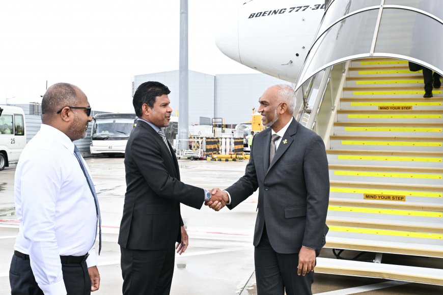 ރައީސުލްޖުމްހޫރިއްޔާ އިނގިރޭސިވިލާތަށް ކުރެއްވި ދަތުރުފުޅު ނިންމަވާލައްވައިފި