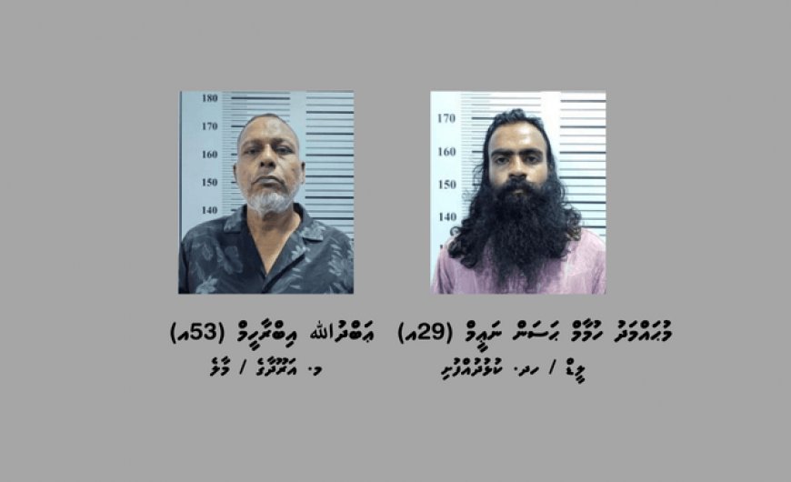 ކުޅުދުއްފުށްޓަށް މަސްތުވާތަކެތި އެތެރެކުރަން އުޅުނު ދެމީހަކު ހައްޔަރުކޮށްފި