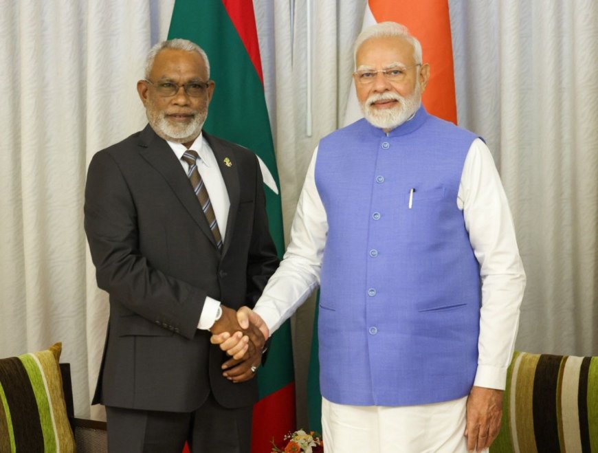 އިންޑިއާގެ ބޮޑުވަޒީރު މޯދީ ރައްޔިތުންގެ މަޖިލީހުގެ ރައީސްއާ ބައްދަލުކުރައްވައިފި