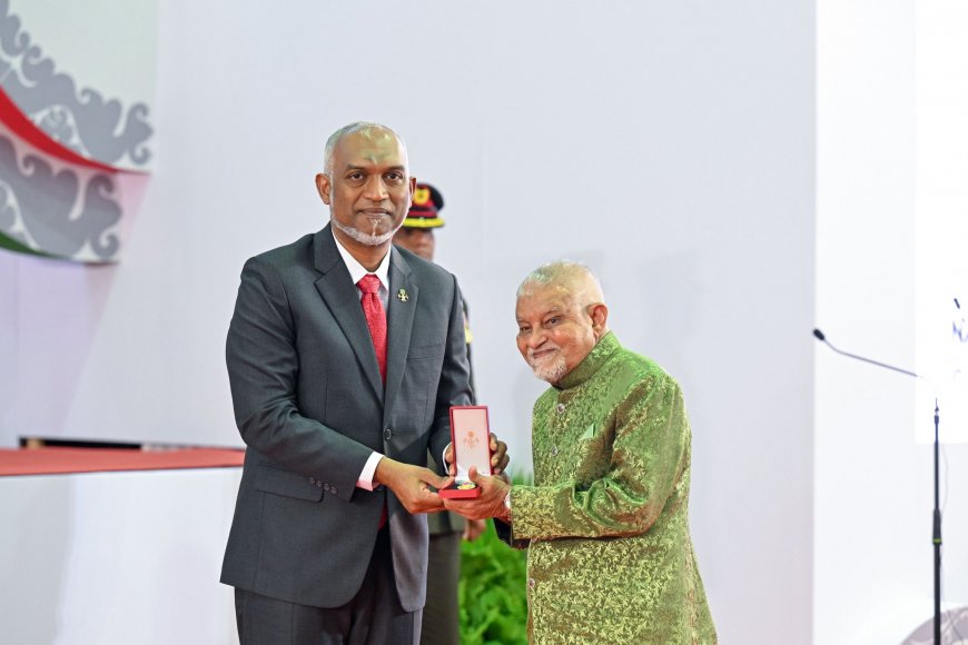ދައުލަތަށް ގިނަ ދުވަހު ޚިދުމަތްކުރެއްވި 94 ބޭފުޅަކަށް އިނާމު ދެއްވައިފި
