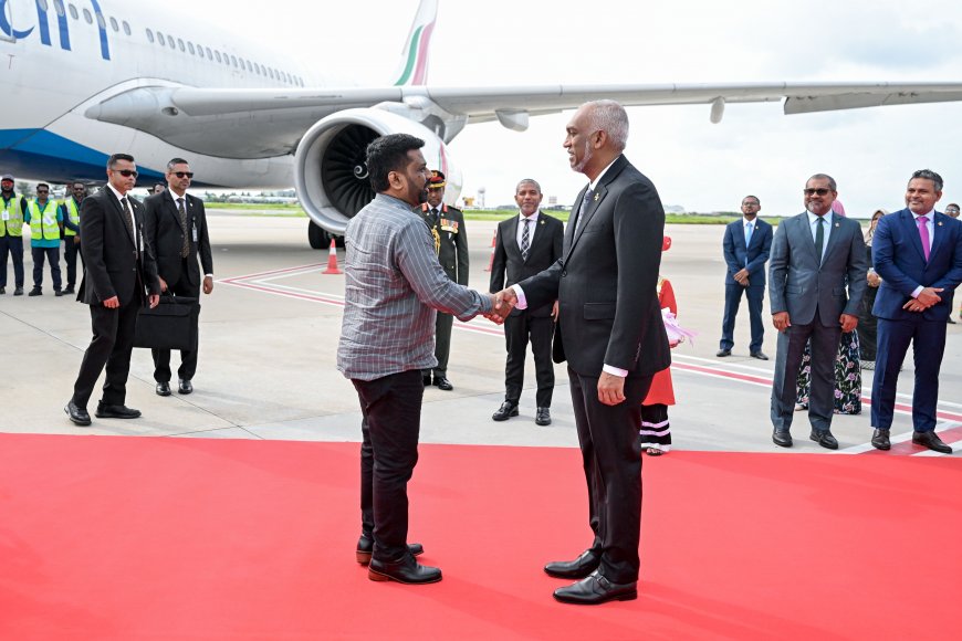 ސްރީލަންކާގެ ރައީސް ރާއްޖެ ވަޑައިގެންފި