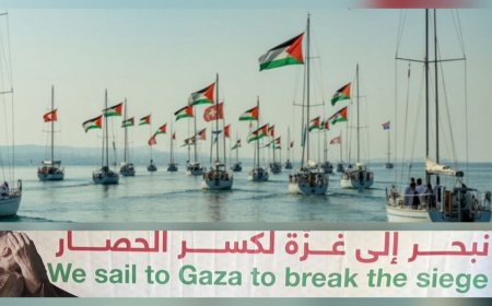 ކަނޑުމަގުން ބޮޑު ފްލީޓެއް ޣައްޒާ ބްލޮކޭޑް 'ފުނޑާލުމަށް' ދަތުރު ފަށަށް ތައްޔާރުވަނީ