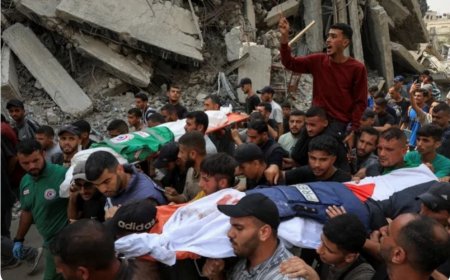 ރަޙްމްކުޑަކޮށް ޝަހީދުކޮށްލި އަލްޖަޒީރާގެ ނޫސްވެރިންގެ ޖަނާޒާ ޣައްޒާގައި ބާއްވައިފި