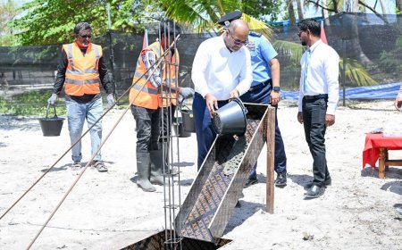 ހިމަންދޫ ފުލުހުންގެ މަރުކަޒުގެ އަމަލީ މަސައްކަތް ފަށައިފި