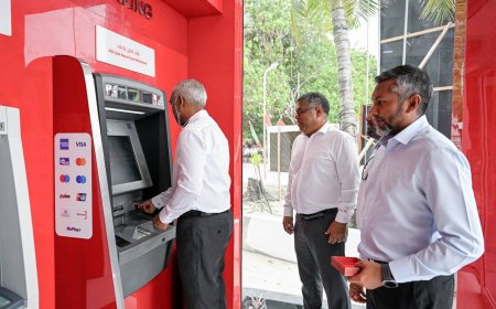 ތޮއްޑޫގައި ޑޮލަރު އޭޓީއެމްގެ ޚިދުމަތް ފަށާ, ބޭންކް ބްރާންޗެއްގެ ބިންގާ އަޅައިފި