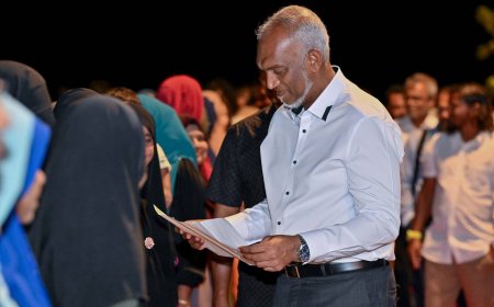 އއ.އަތޮޅު ދަތުރު ނިންމަވާލެއްވުމަށްފަހު ރައީސް މާލެ ވަޑައިގެންފި