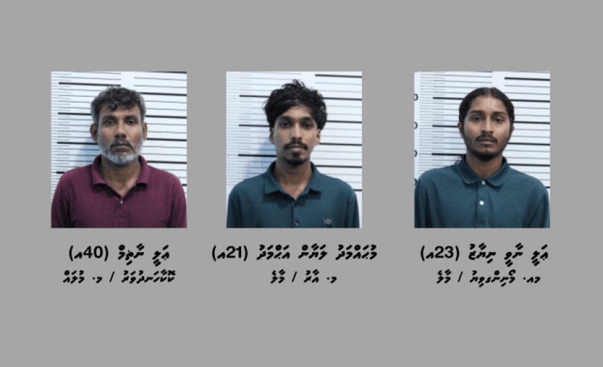 މަސްތުވާތަކެތީގެ ވިޔަފާރި ކުރަމުންދިޔަ 4 މީހަކު ހައްޔަރުކޮށްފި
