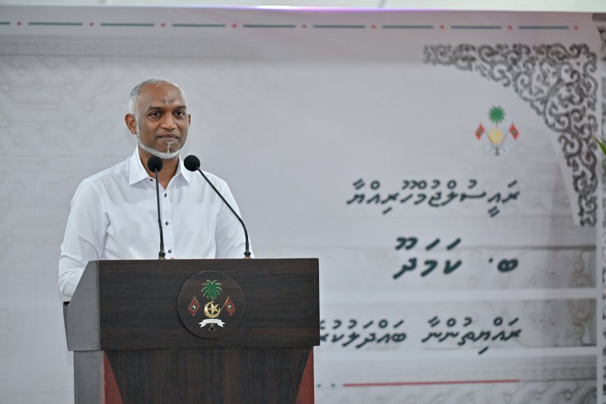ފަތުރުވެރިކަމުގައި ތަރައްޤީވަމުން އަންނަ ރަށްތަކުގައި ތާރު އަޅައިގެން މަގުތައް ހަދަން ތާއީދެއް ނުކުރަން- ރައީސް