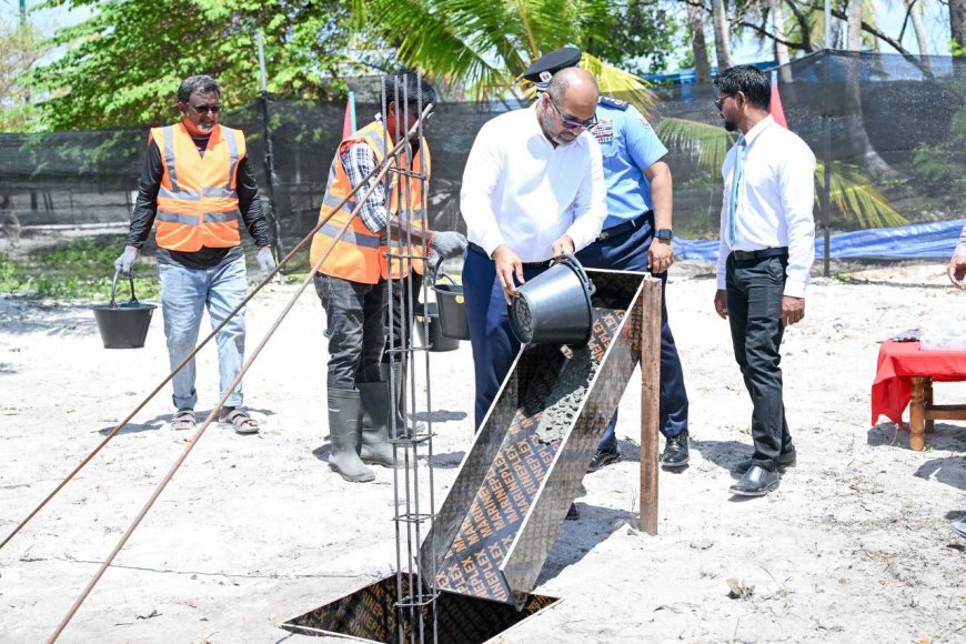 ހިމަންދޫ ފުލުހުންގެ މަރުކަޒުގެ އަމަލީ މަސައްކަތް ފަށައިފި