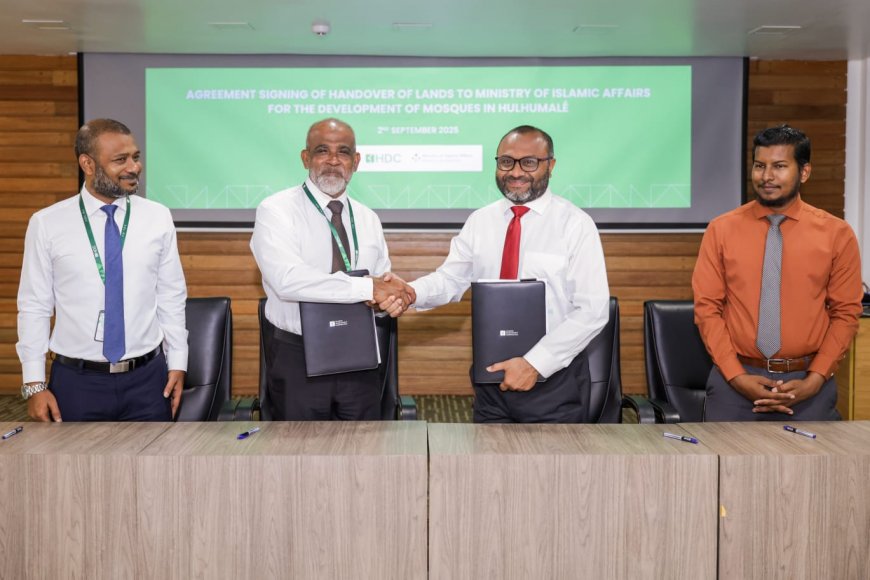 ހުޅުމާލެ ފޭސް ދޭއްގައި އިތުރު ދެ މިސްކިތެއް އަޅަން ބިން ދީފި